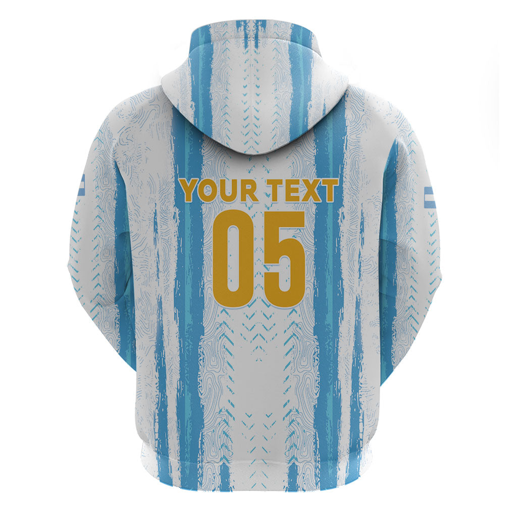 Custom Argentina World Final Football Zip Hoodie Back To Back 2022 2026