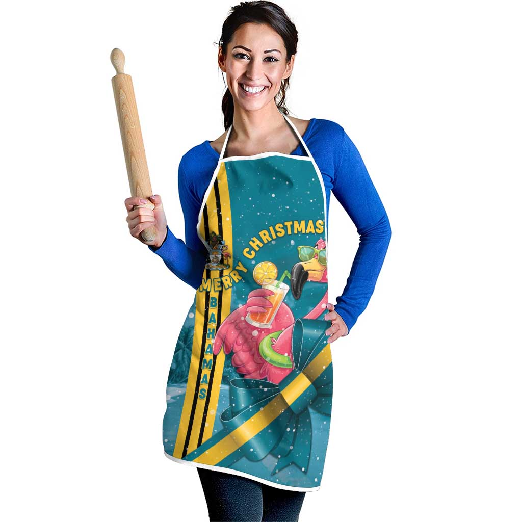 Bahamas Christmas Apron Merry Mingo Tropical Vibes - Wonder Print Shop