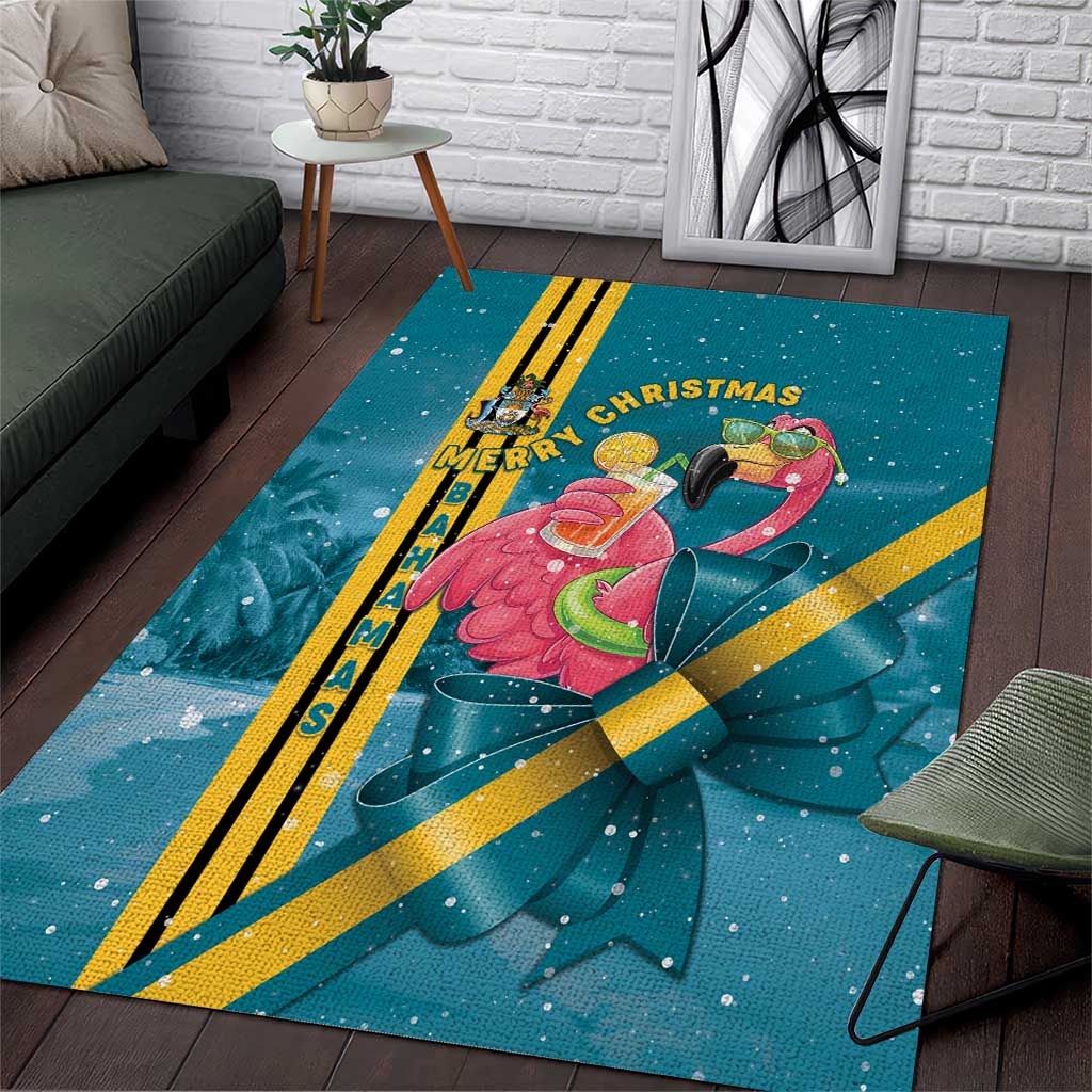 Bahamas Christmas Area Rug Merry Mingo Tropical Vibes - Wonder Print Shop