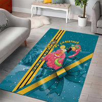 Bahamas Christmas Area Rug Merry Mingo Tropical Vibes - Wonder Print Shop