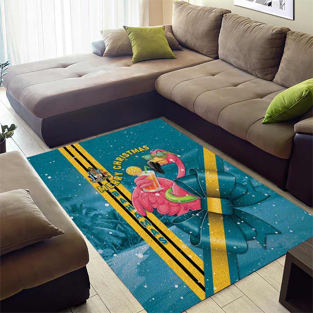 Bahamas Christmas Area Rug Merry Mingo Tropical Vibes - Wonder Print Shop