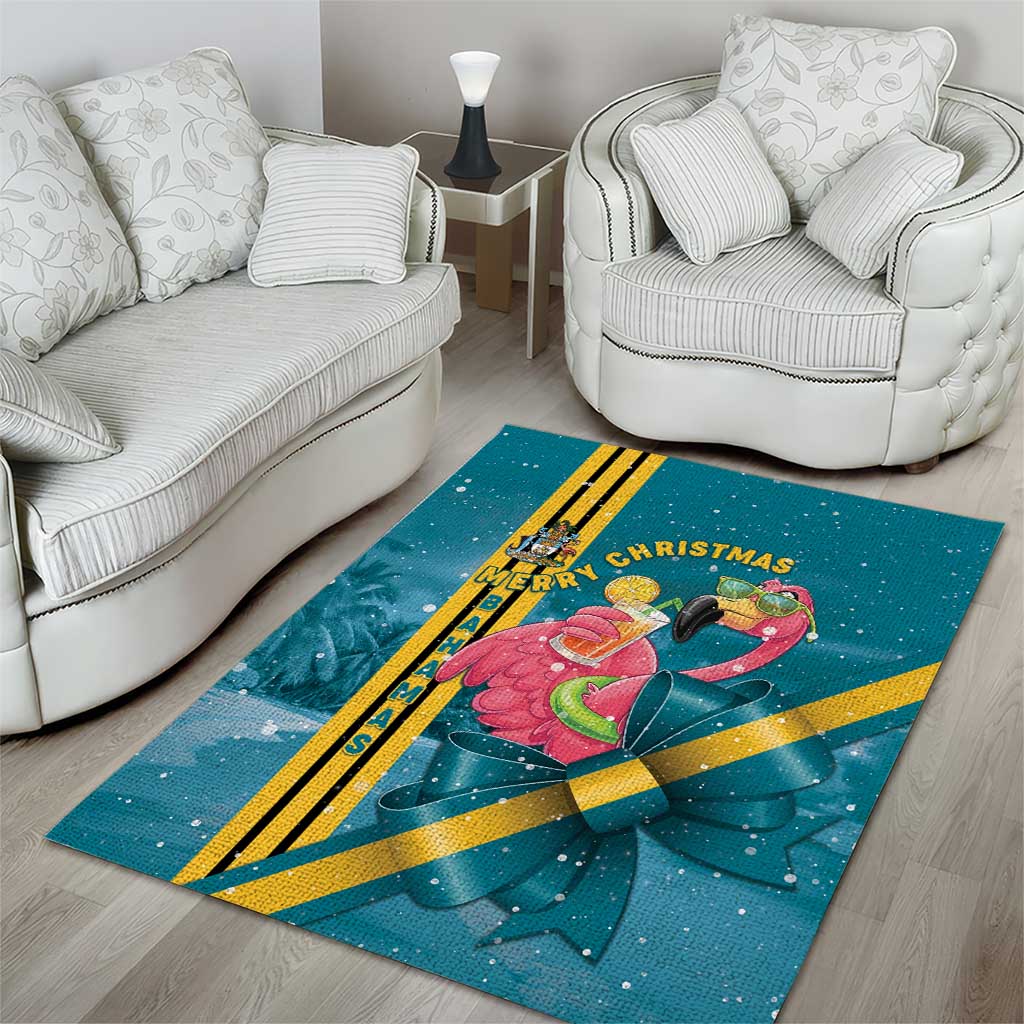 Bahamas Christmas Area Rug Merry Mingo Tropical Vibes - Wonder Print Shop