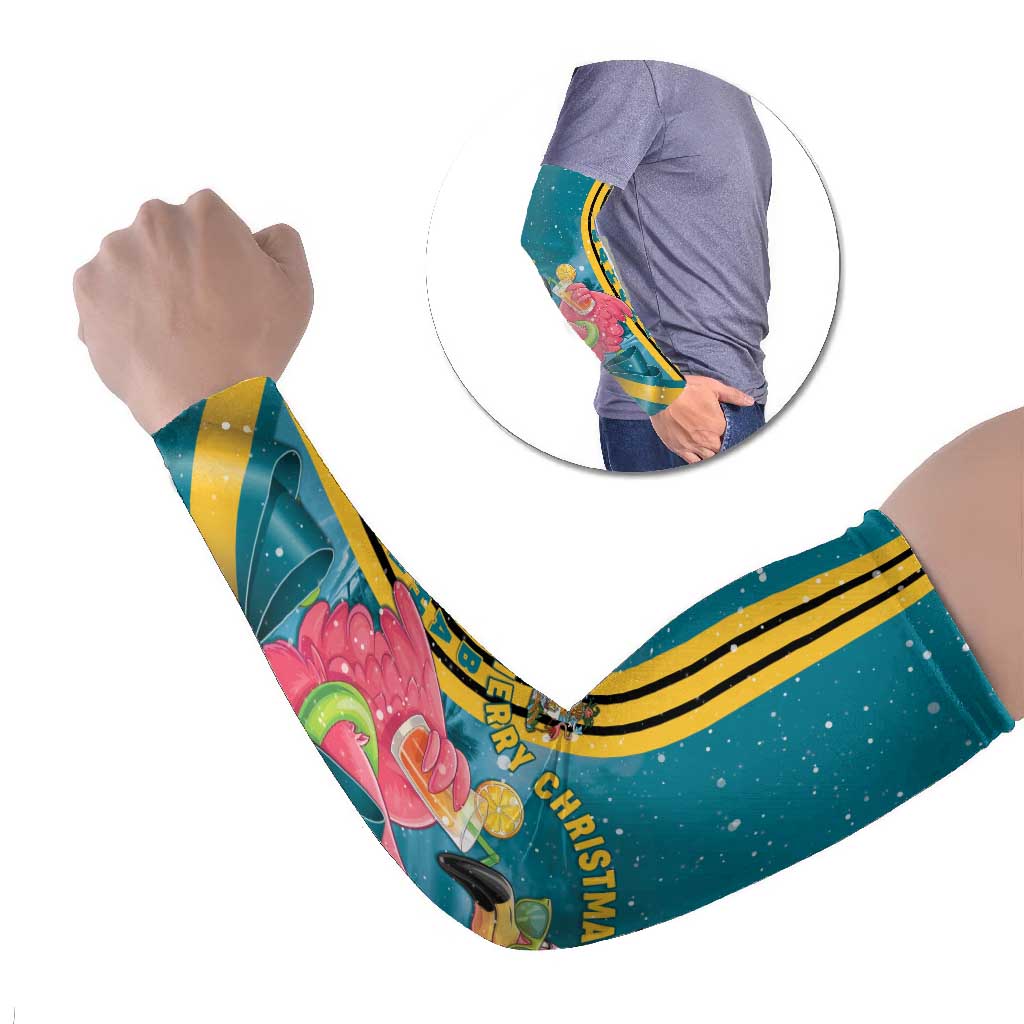 Bahamas Christmas Arm Sleeves Merry Mingo Tropical Vibes - Wonder Print Shop