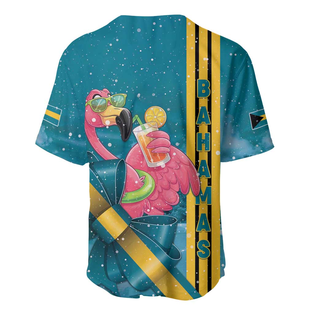 Bahamas Christmas Baseball Jersey Merry Mingo Tropical Vibes - Wonder Print Shop