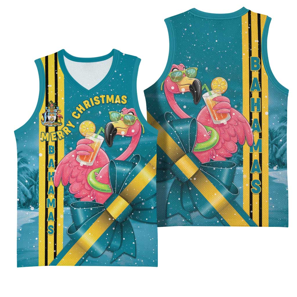 Bahamas Christmas Basketball Jersey Merry Mingo Tropical Vibes - Wonder Print Shop
