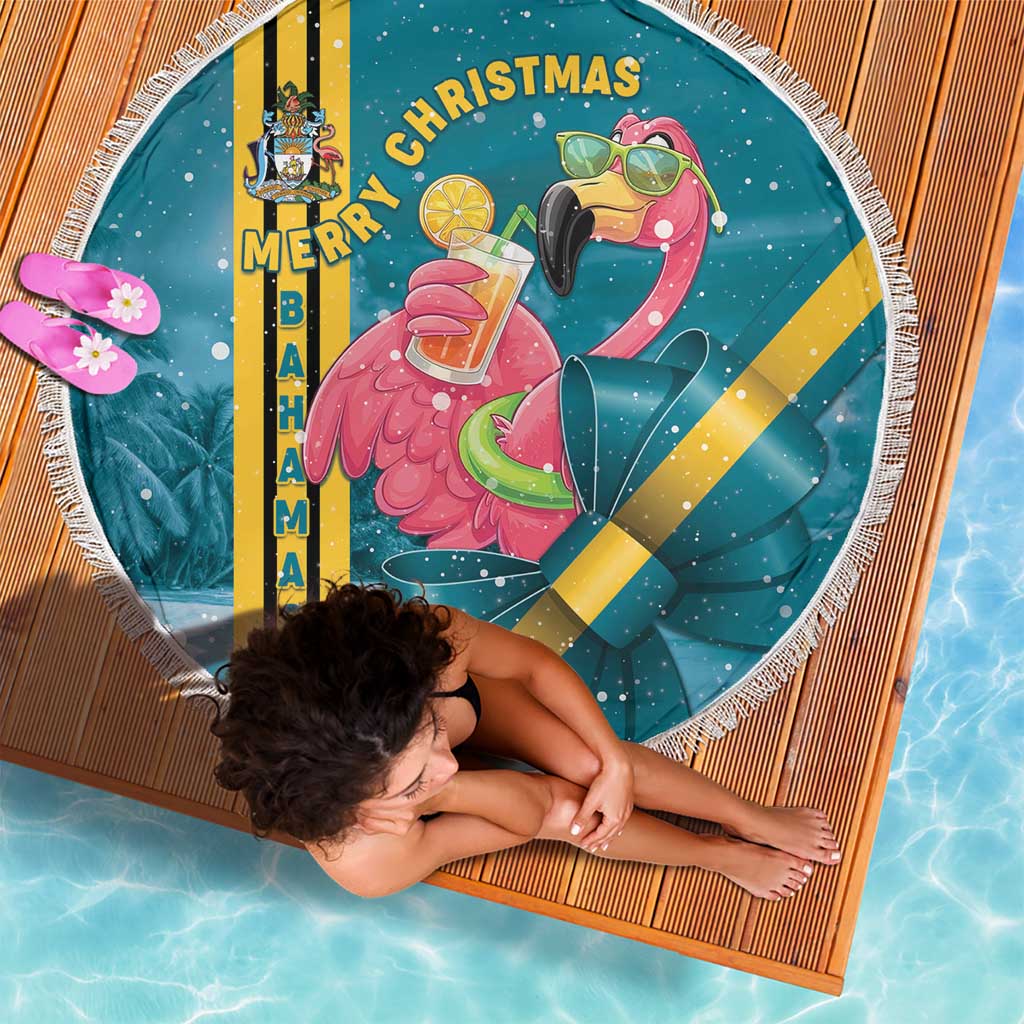 Bahamas Christmas Beach Blanket Merry Mingo Tropical Vibes - Wonder Print Shop