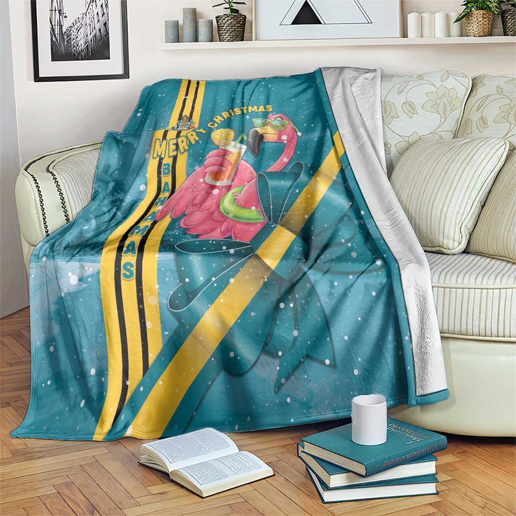 Bahamas Christmas Blanket Merry Mingo Tropical Vibes - Wonder Print Shop