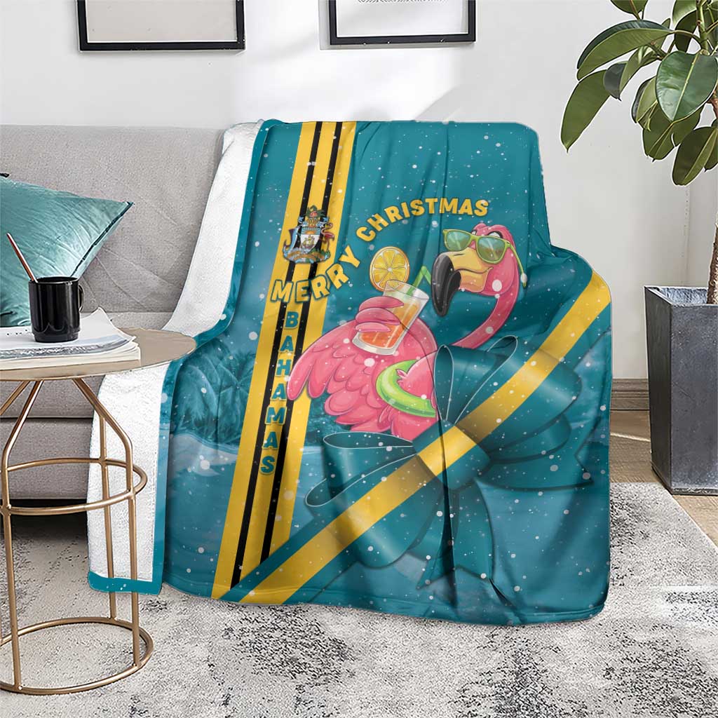 Bahamas Christmas Blanket Merry Mingo Tropical Vibes - Wonder Print Shop