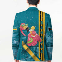 Bahamas Christmas Blazer Merry Mingo Tropical Vibes - Wonder Print Shop