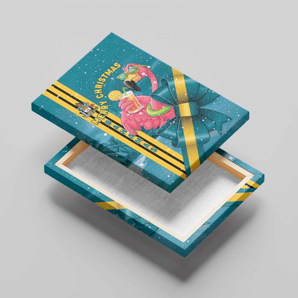 Bahamas Christmas Canvas Wall Art Merry Mingo Tropical Vibes - Wonder Print Shop