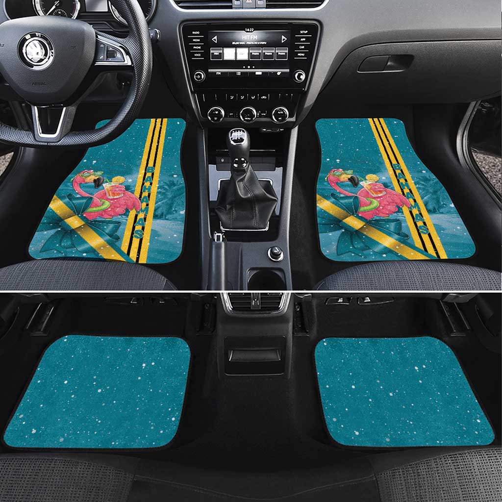 Bahamas Christmas Car Mats Merry Mingo Tropical Vibes - Wonder Print Shop