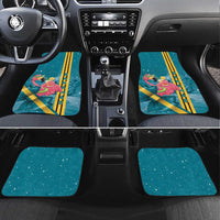 Bahamas Christmas Car Mats Merry Mingo Tropical Vibes - Wonder Print Shop