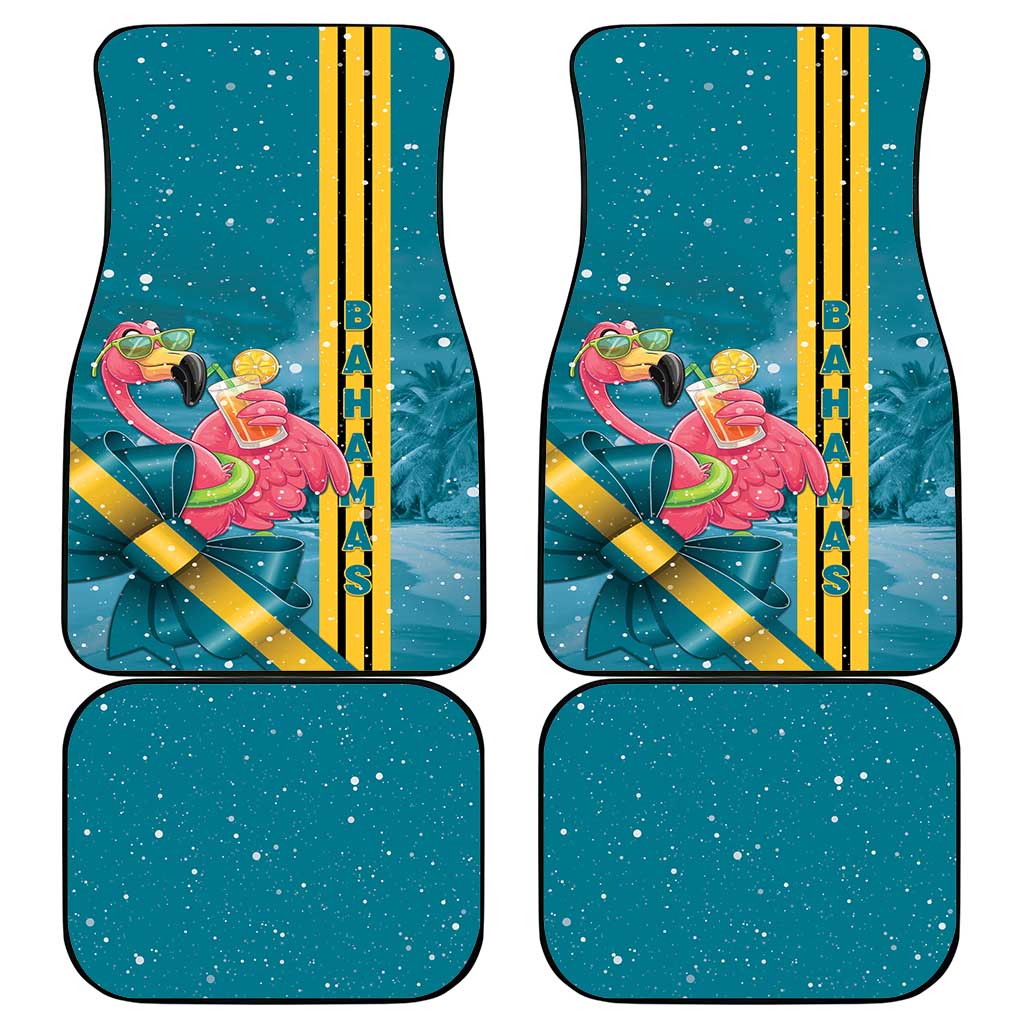 Bahamas Christmas Car Mats Merry Mingo Tropical Vibes - Wonder Print Shop