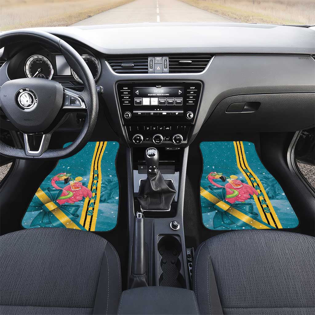 Bahamas Christmas Car Mats Merry Mingo Tropical Vibes - Wonder Print Shop