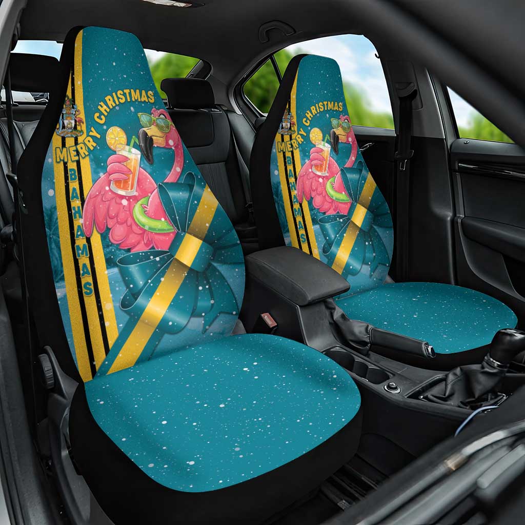 Bahamas Christmas Car Seat Cover Merry Mingo Tropical Vibes - Wonder Print Shop