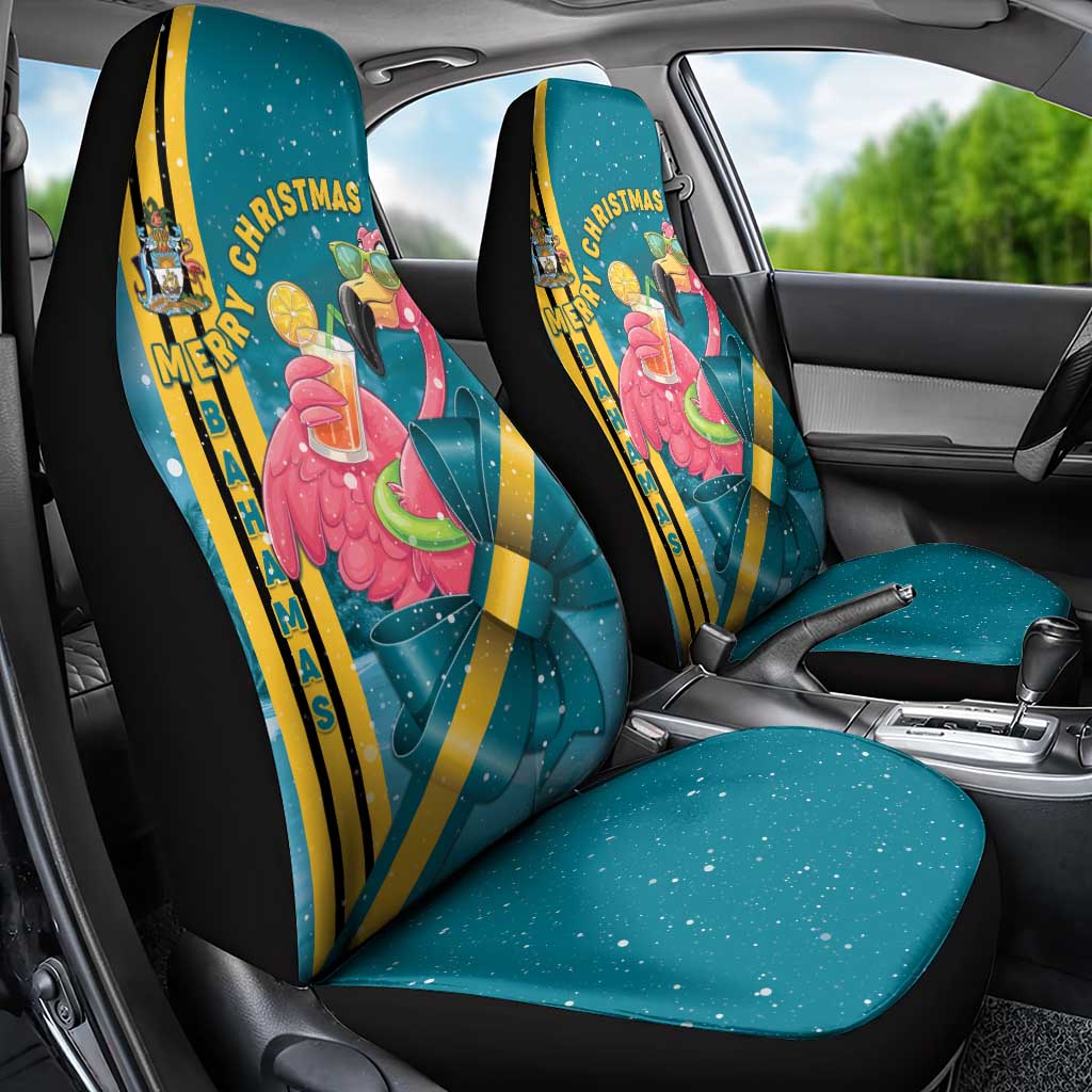 Bahamas Christmas Car Seat Cover Merry Mingo Tropical Vibes - Wonder Print Shop