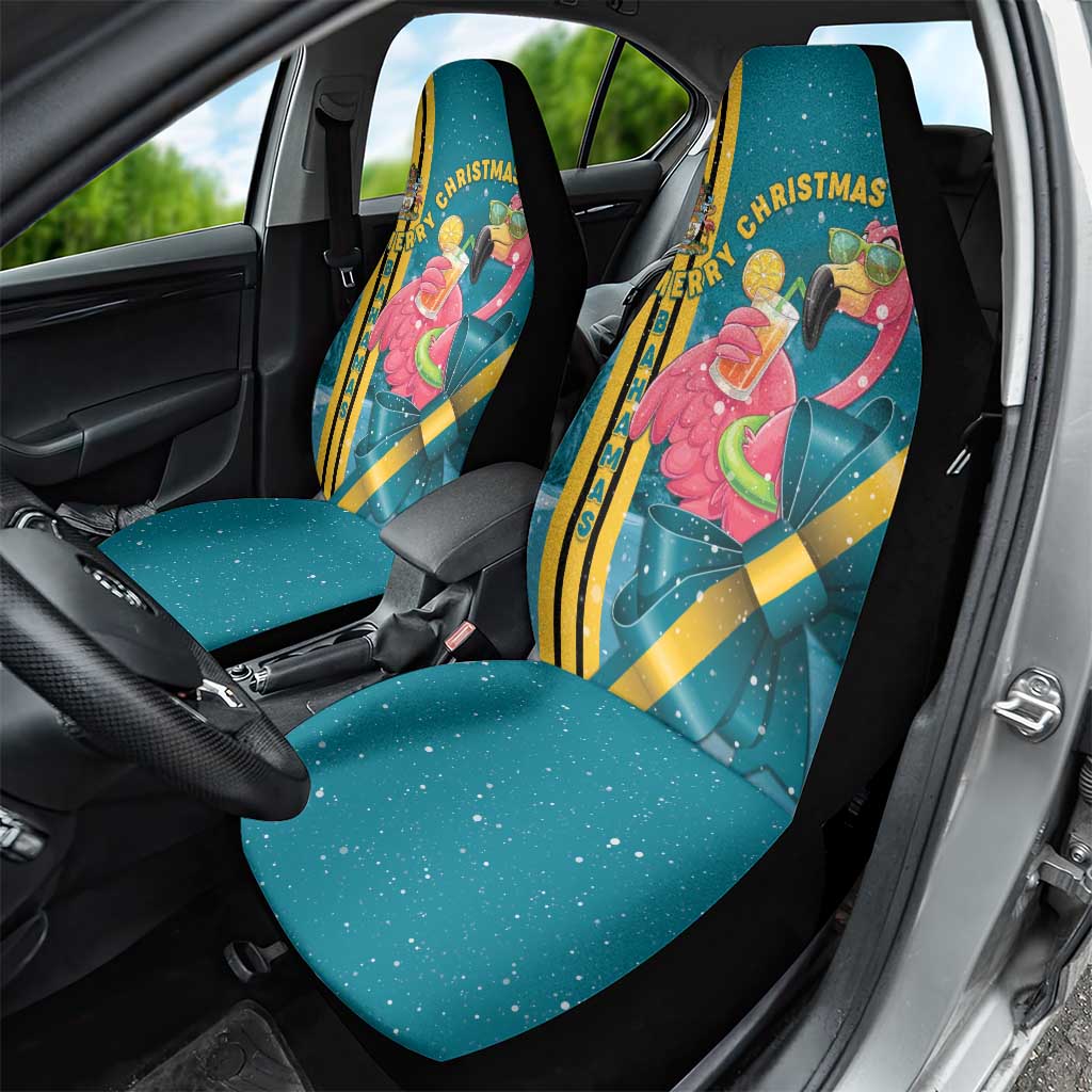 Bahamas Christmas Car Seat Cover Merry Mingo Tropical Vibes - Wonder Print Shop