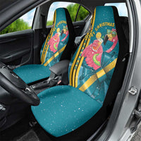 Bahamas Christmas Car Seat Cover Merry Mingo Tropical Vibes - Wonder Print Shop