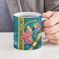 Bahamas Christmas Ceramic Mug Merry Mingo Tropical Vibes - Wonder Print Shop