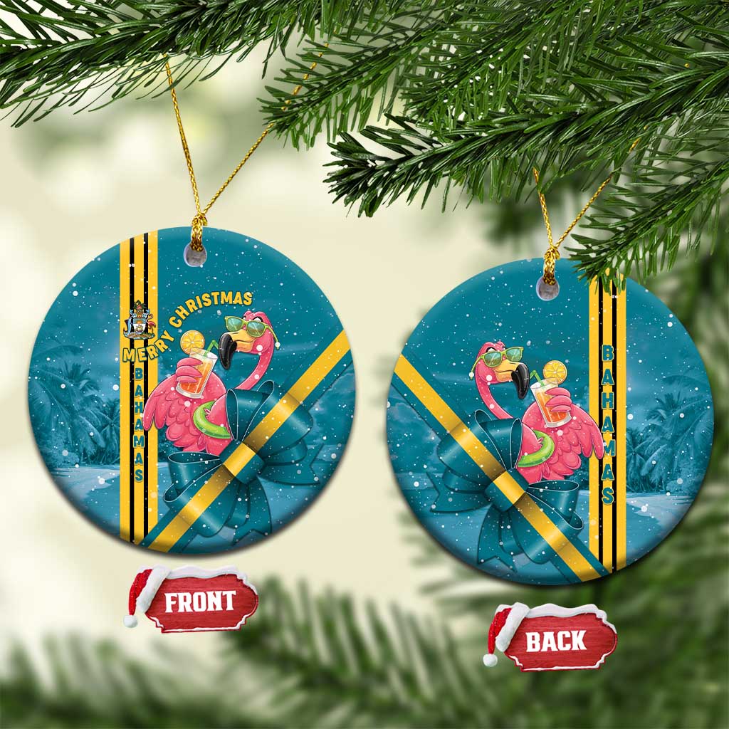 Bahamas Christmas Ceramic Ornament Merry Mingo Tropical Vibes - Wonder Print Shop