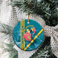 Bahamas Christmas Ceramic Ornament Merry Mingo Tropical Vibes - Wonder Print Shop