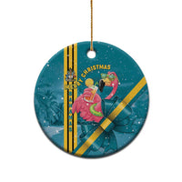 Bahamas Christmas Ceramic Ornament Merry Mingo Tropical Vibes - Wonder Print Shop