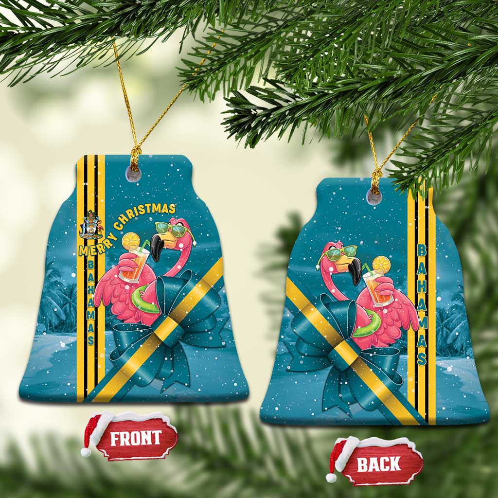 Bahamas Christmas Ceramic Ornament Merry Mingo Tropical Vibes - Wonder Print Shop