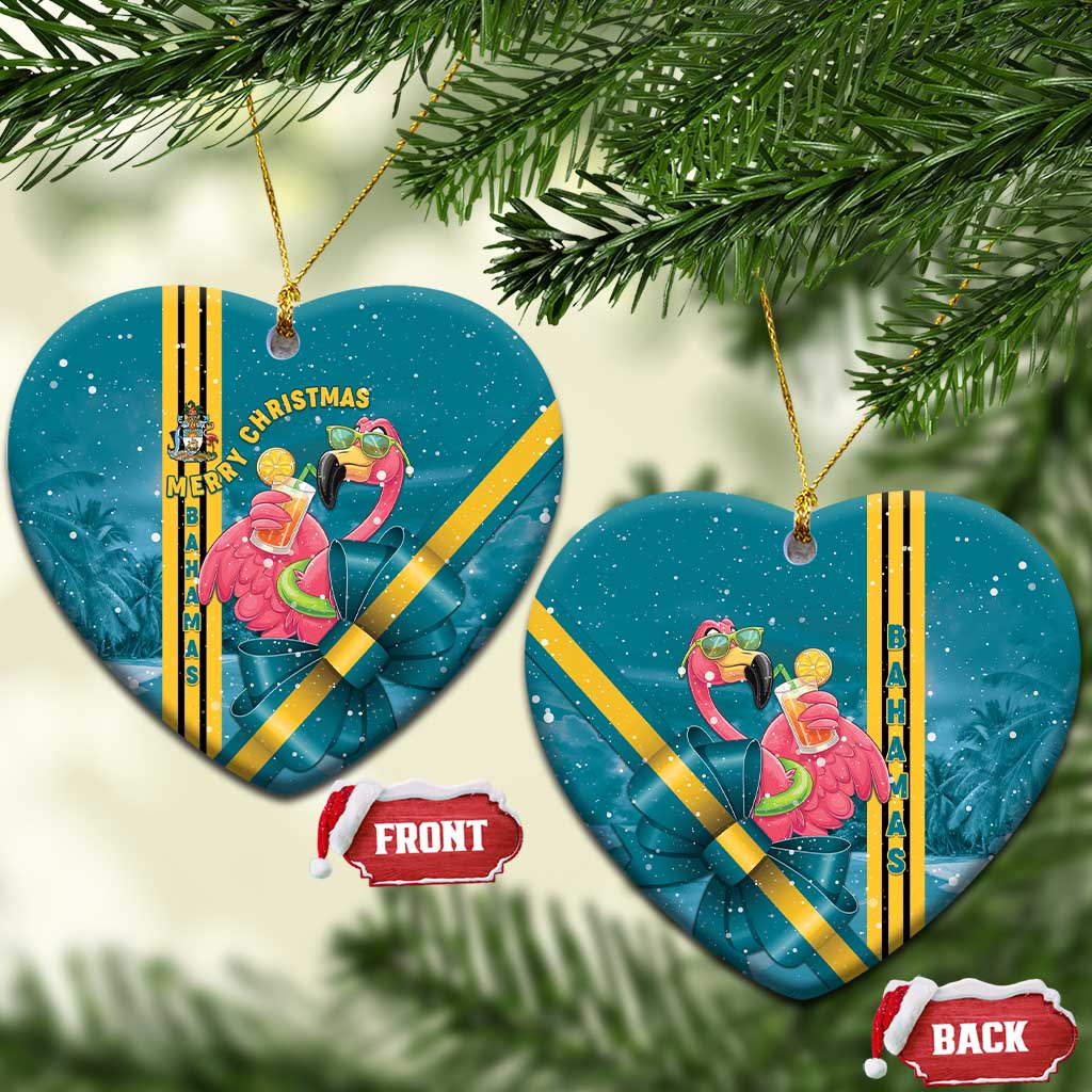Bahamas Christmas Ceramic Ornament Merry Mingo Tropical Vibes - Wonder Print Shop