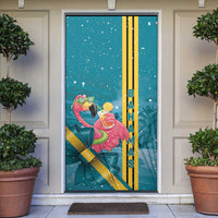 Bahamas Christmas Door Cover Merry Mingo Tropical Vibes - Wonder Print Shop