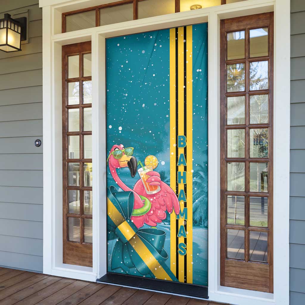 Bahamas Christmas Door Cover Merry Mingo Tropical Vibes - Wonder Print Shop