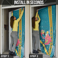 Bahamas Christmas Door Cover Merry Mingo Tropical Vibes - Wonder Print Shop