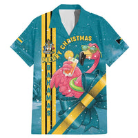 Bahamas Christmas Family Matching Mermaid Dress and Hawaiian Shirt Merry Mingo Tropical Vibes - Wonder Print Shop
