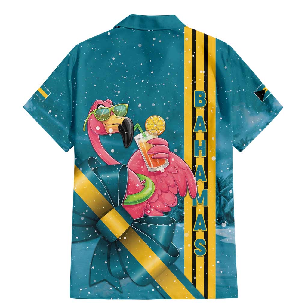 Bahamas Christmas Family Matching Mermaid Dress and Hawaiian Shirt Merry Mingo Tropical Vibes - Wonder Print Shop