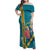 Bahamas Christmas Family Matching Off Shoulder Maxi Dress and Hawaiian Shirt Merry Mingo Tropical Vibes - Wonder Print Shop