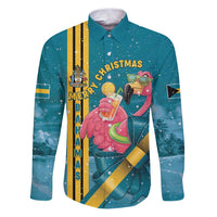 Bahamas Christmas Family Matching Puletasi and Hawaiian Shirt Merry Mingo Tropical Vibes - Wonder Print Shop