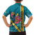 Bahamas Christmas Family Matching Tank Maxi Dress and Hawaiian Shirt Merry Mingo Tropical Vibes - Wonder Print Shop