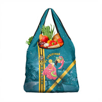 Bahamas Christmas Grocery Bag Merry Mingo Tropical Vibes - Wonder Print Shop