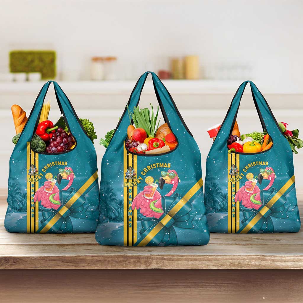 Bahamas Christmas Grocery Bag Merry Mingo Tropical Vibes - Wonder Print Shop