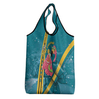 Bahamas Christmas Grocery Bag Merry Mingo Tropical Vibes - Wonder Print Shop