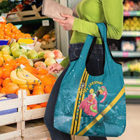 Bahamas Christmas Grocery Bag Merry Mingo Tropical Vibes - Wonder Print Shop