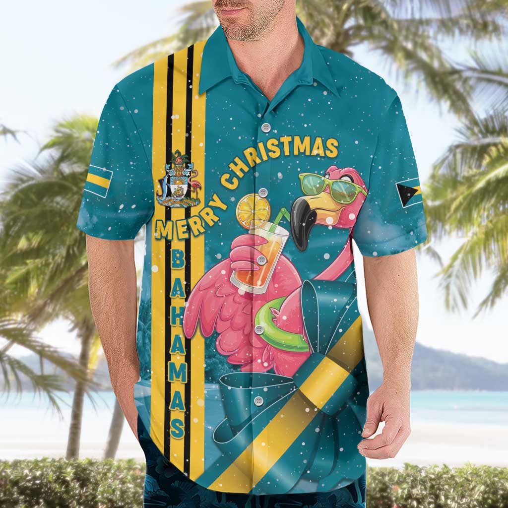 Bahamas Christmas Hawaiian Shirt Merry Mingo Tropical Vibes - Wonder Print Shop