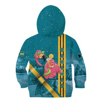 Bahamas Christmas Kid Hoodie Merry Mingo Tropical Vibes - Wonder Print Shop