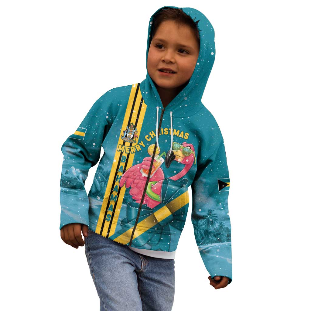 Bahamas Christmas Kid Hoodie Merry Mingo Tropical Vibes - Wonder Print Shop