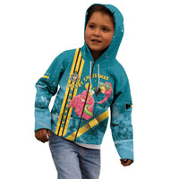 Bahamas Christmas Kid Hoodie Merry Mingo Tropical Vibes - Wonder Print Shop