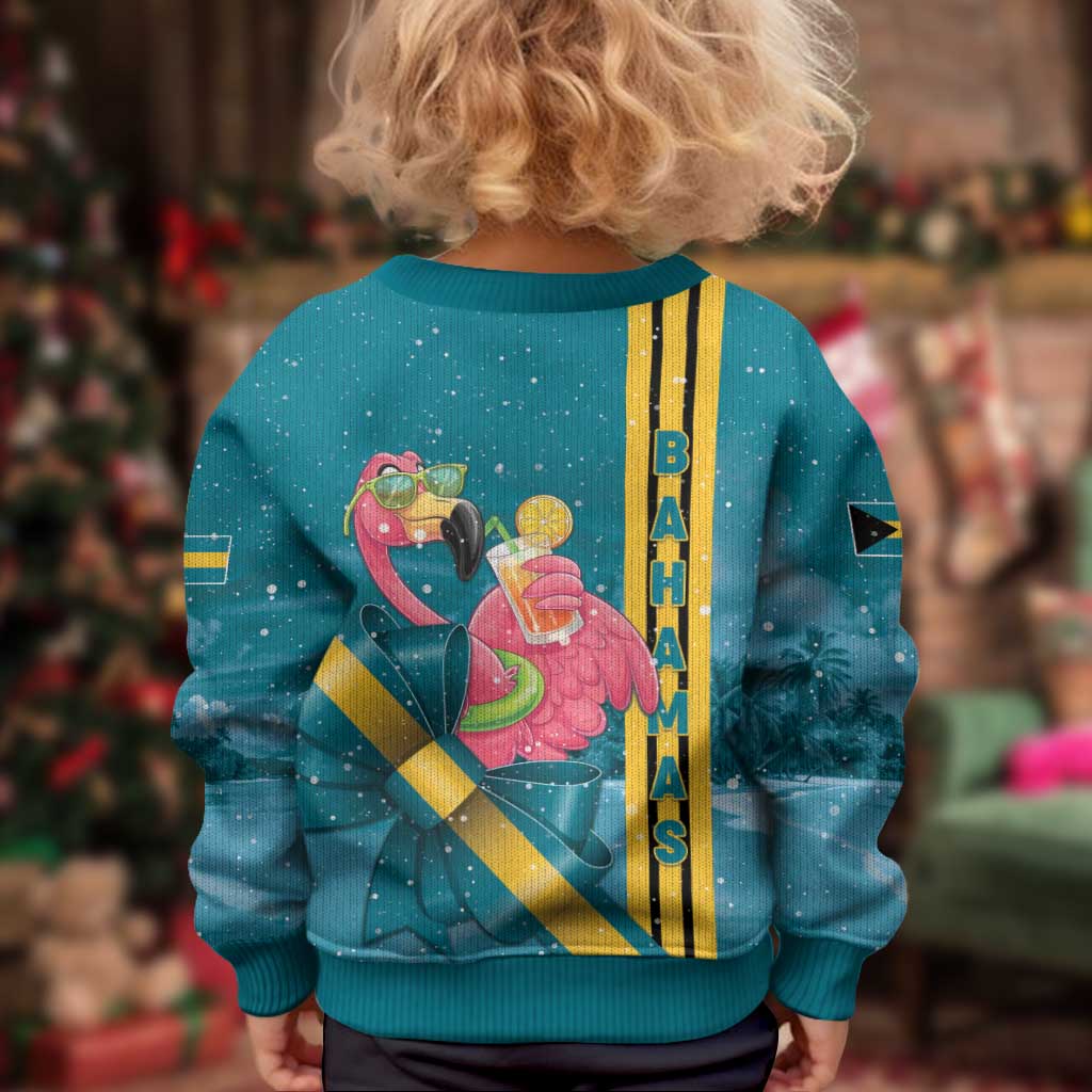 Bahamas Christmas Kid Ugly Christmas Sweater Merry Mingo Tropical Vibes - Wonder Print Shop