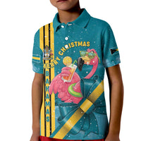 Bahamas Christmas Kid Polo Shirt Merry Mingo Tropical Vibes - Wonder Print Shop