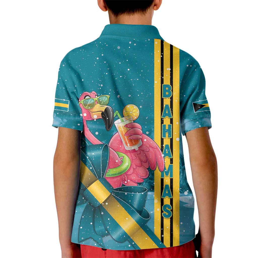 Bahamas Christmas Kid Polo Shirt Merry Mingo Tropical Vibes - Wonder Print Shop