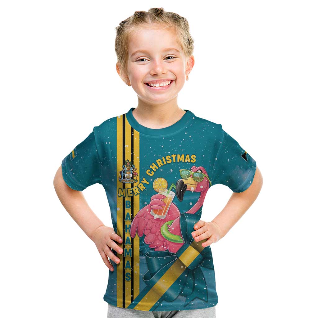Bahamas Christmas Kid T Shirt Merry Mingo Tropical Vibes - Wonder Print Shop