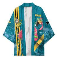 Bahamas Christmas Kimono Merry Mingo Tropical Vibes - Wonder Print Shop