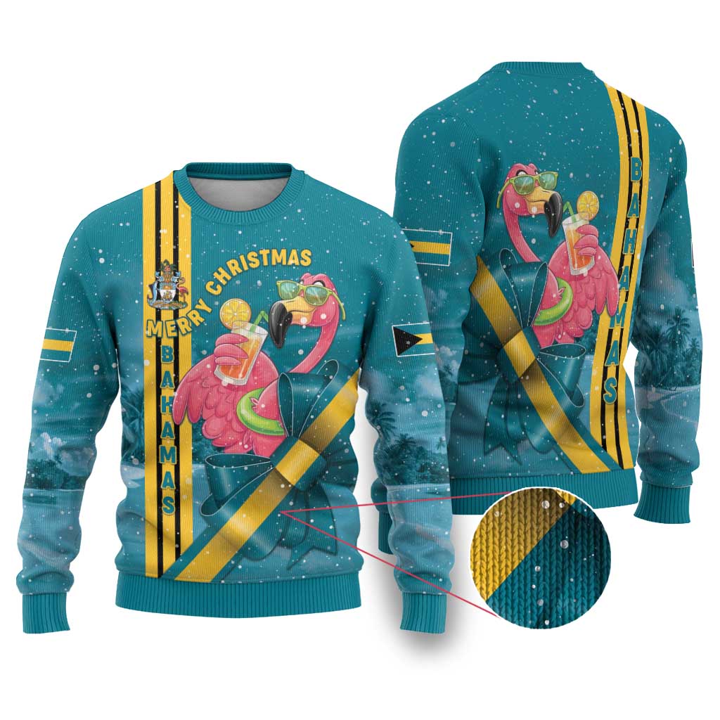 Bahamas Christmas Ugly Christmas Sweater Merry Mingo Tropical Vibes - Wonder Print Shop